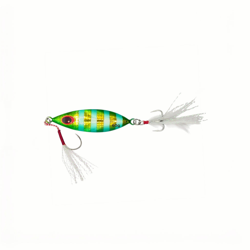 APEX METAL JIG - GREEN - Flicking The Plastics