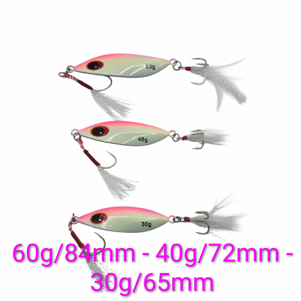 APEX METAL JIG - PINK - Flicking The Plastics