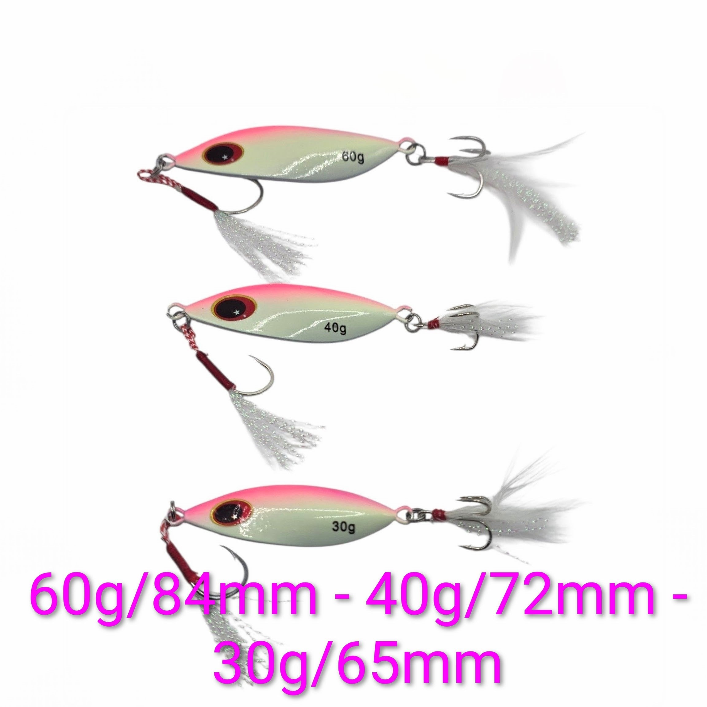 APEX METAL JIG - PINK - Flicking The Plastics