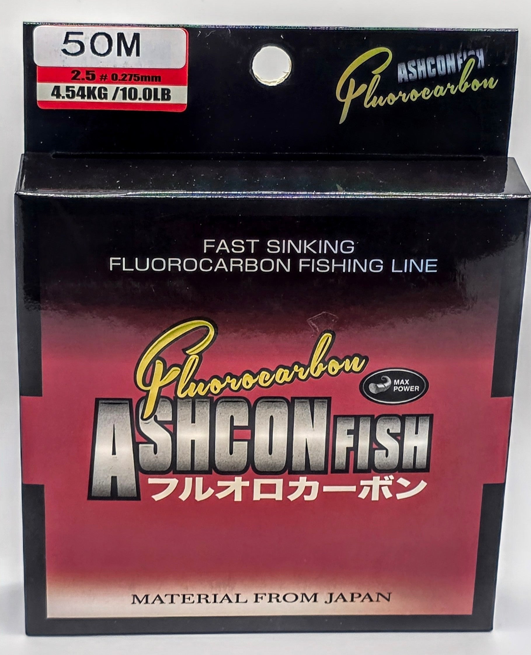 Ashconfish Fluro Carbon 10lb 50m - Flicking The Plastics