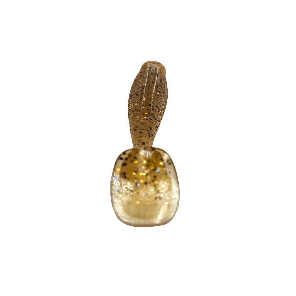 FTP BLAZE PADDLE TAIL SOFT PLASTIC - GOLD - Flicking The Plastics