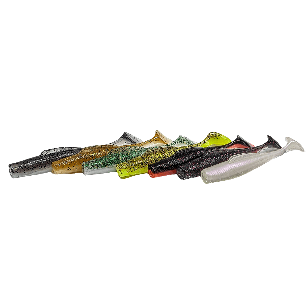 FTP BLAZE PADDLE TAIL SOFT PLASTIC - OPAL - Flicking The Plastics