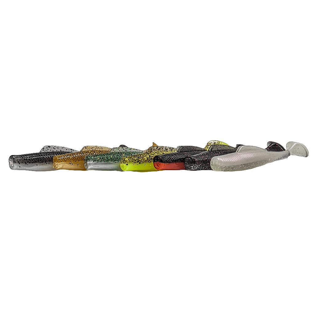 FTP BLAZE PADDLE TAIL SOFT PLASTIC - OPAL - Flicking The Plastics