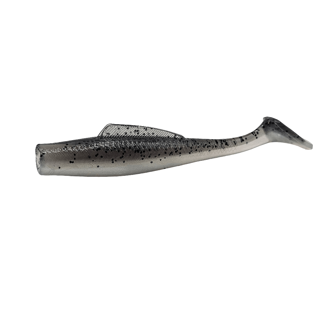 FTP BLAZE PADDLE TAIL SOFT PLASTIC - PHANTOM - Flicking The Plastics