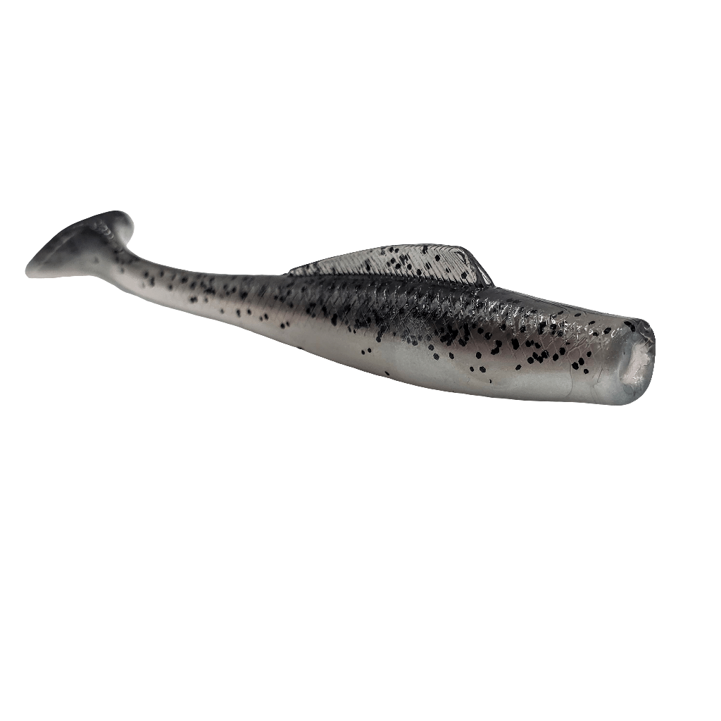 FTP BLAZE PADDLE TAIL SOFT PLASTIC - PHANTOM - Flicking The Plastics