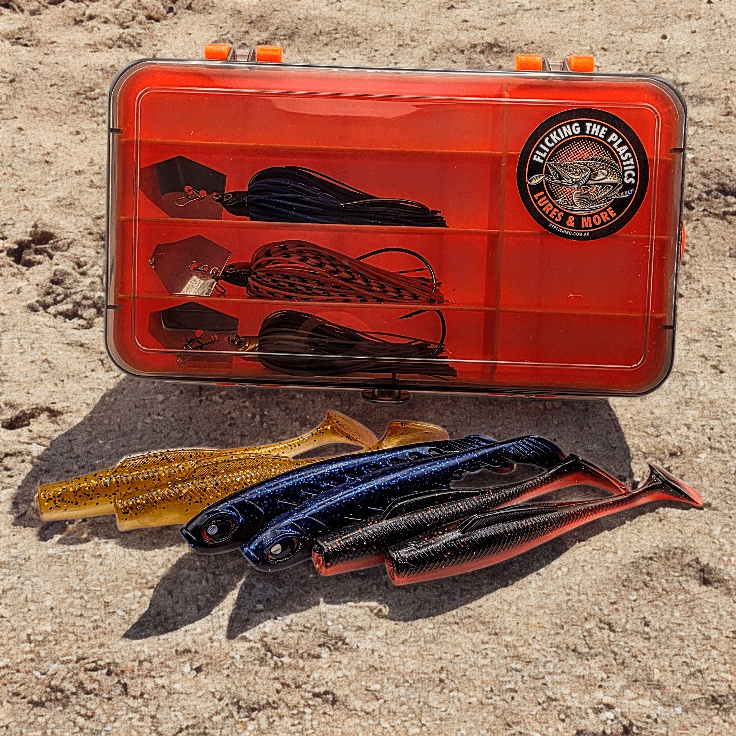 FTP BURST BAIT - BUNDLE - Vibration Blade Lure for Aggressive Predators in Salt and Fresh Water - Flicking The Plastics