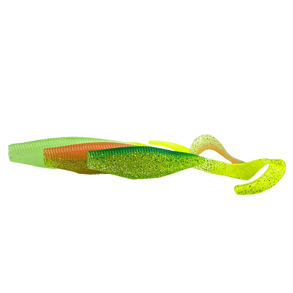 FTP CHIEF CURL TAIL GRUB - LIME GREEN - Flicking The Plastics