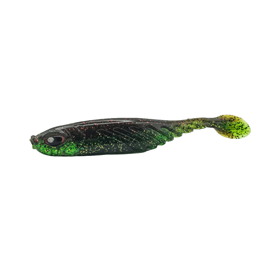 FTP STRIKER SOFT PLASTIC PADDLE TAIL - DRAGON - Flicking The Plastics