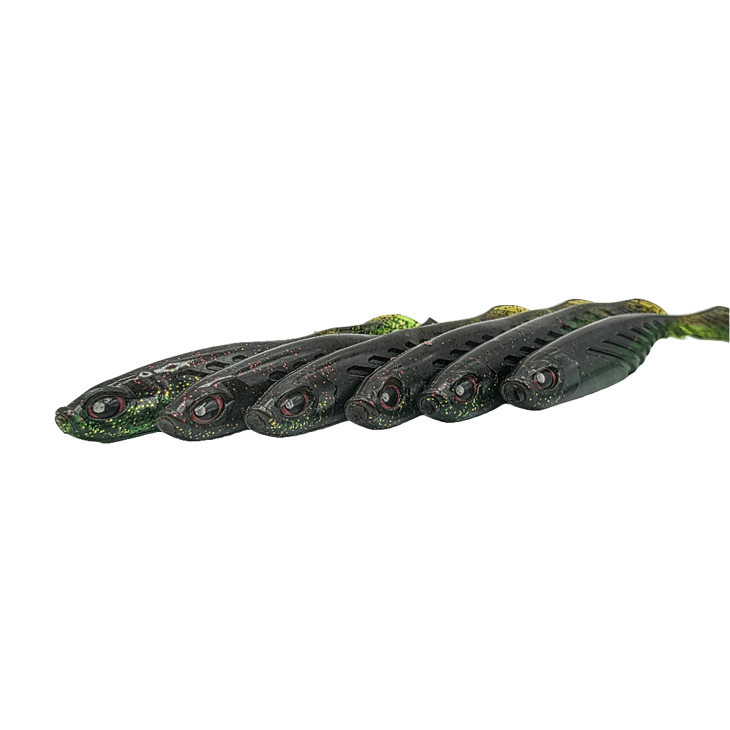FTP STRIKER SOFT PLASTIC PADDLE TAIL - DRAGON - Flicking The Plastics