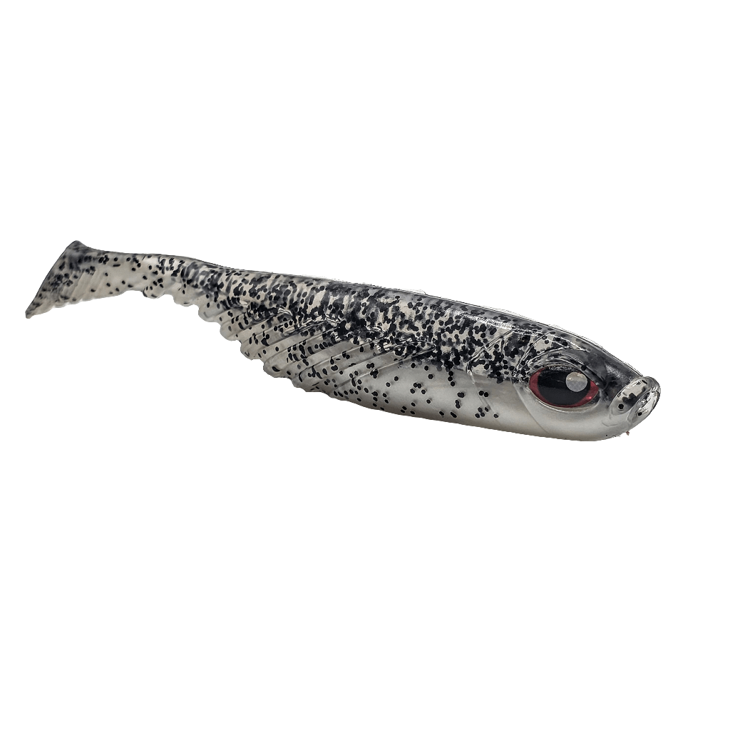 FTP STRIKER SOFT PLASTIC PADDLE TAIL - PEARL - Flicking The Plastics