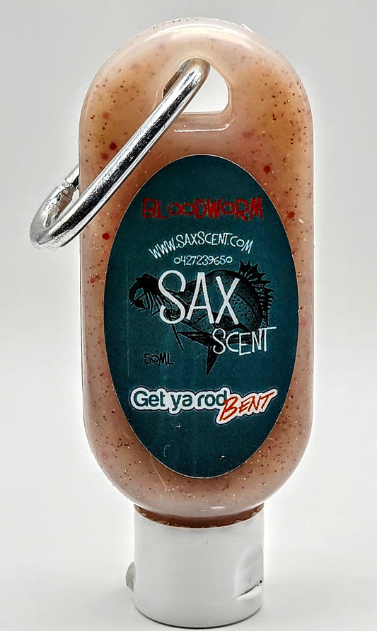 SAX SCENT Bloodworm 30 ml squeeze tube with Carabiner