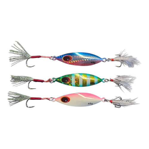 APEX METAL JIG - 40 grams - 3 pack