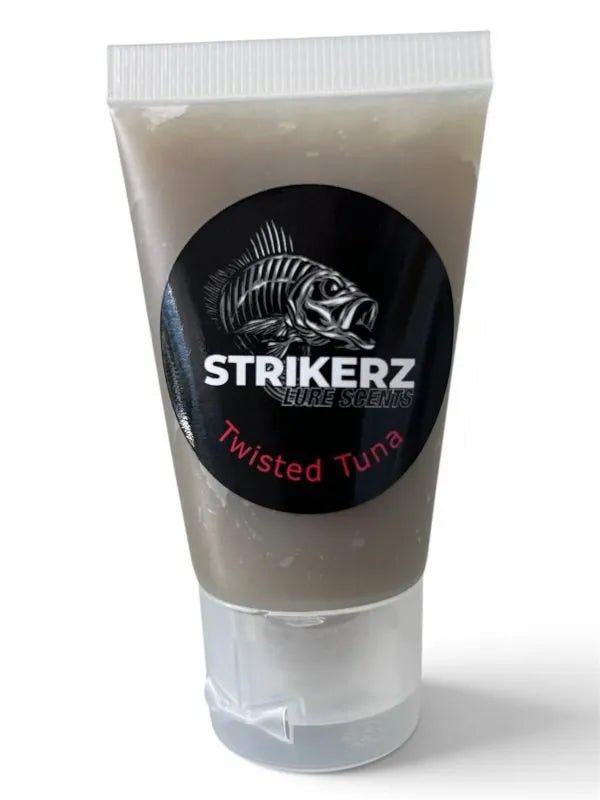 Strikerz Twisted Tuna Scent 30ml squeeze tube - Flicking The Plastics